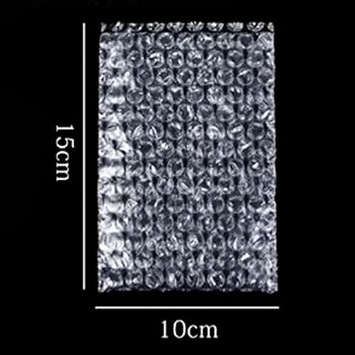 Miniatura 2 de 100 bolsas de burbujas transparentes de 4 x 6 pulgadas, bolsas de embalaje protectoras para envíos, mudanzas de pequeñas empresas, 100 unidades