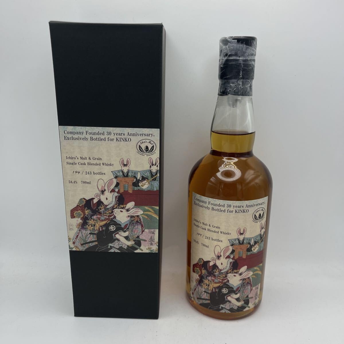 Amazon.co.jp: イチローズモルト キンコー KINKO 30周年 58.4% 700ml