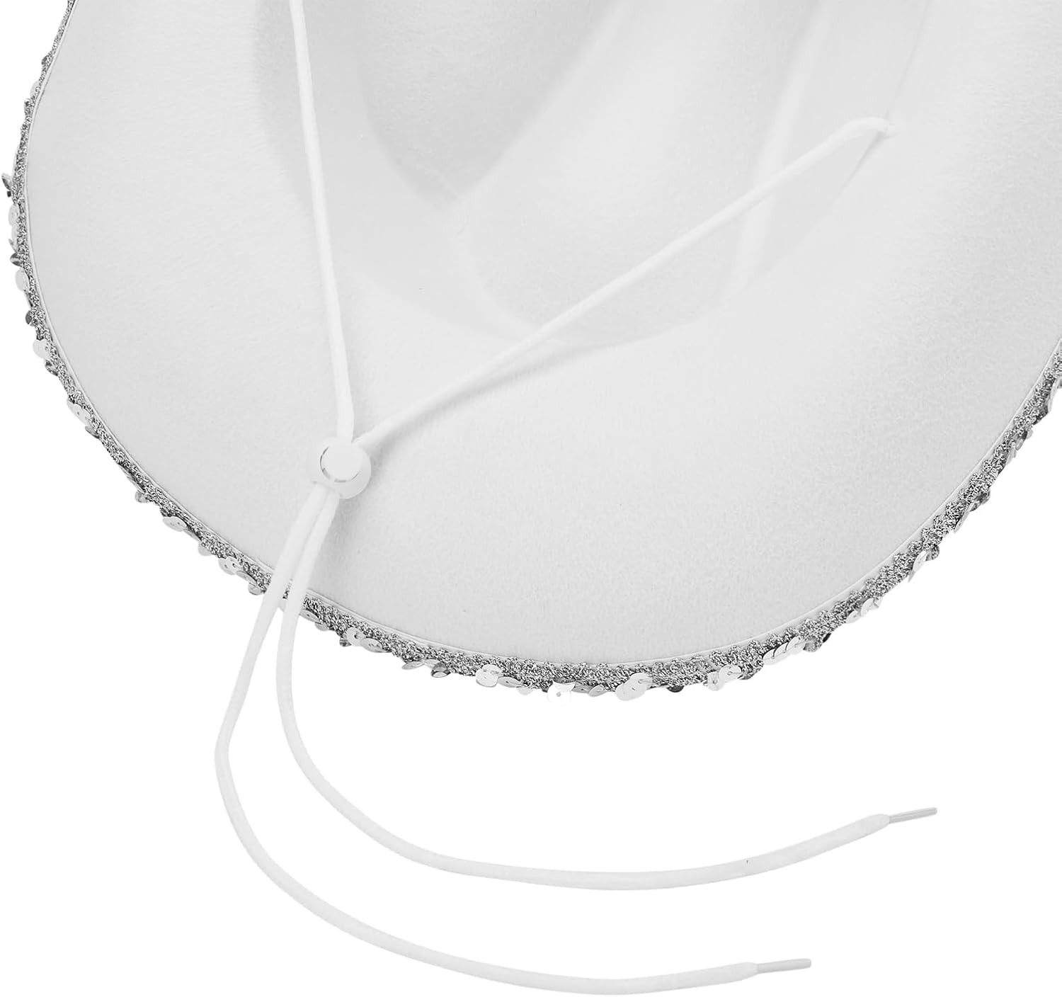 Western Cowboy Hat and Bandana Set Wide Brim with Sequins Cowgirl Hats & Tassel Scarf for Cosplay Party Dress Up - Image 5