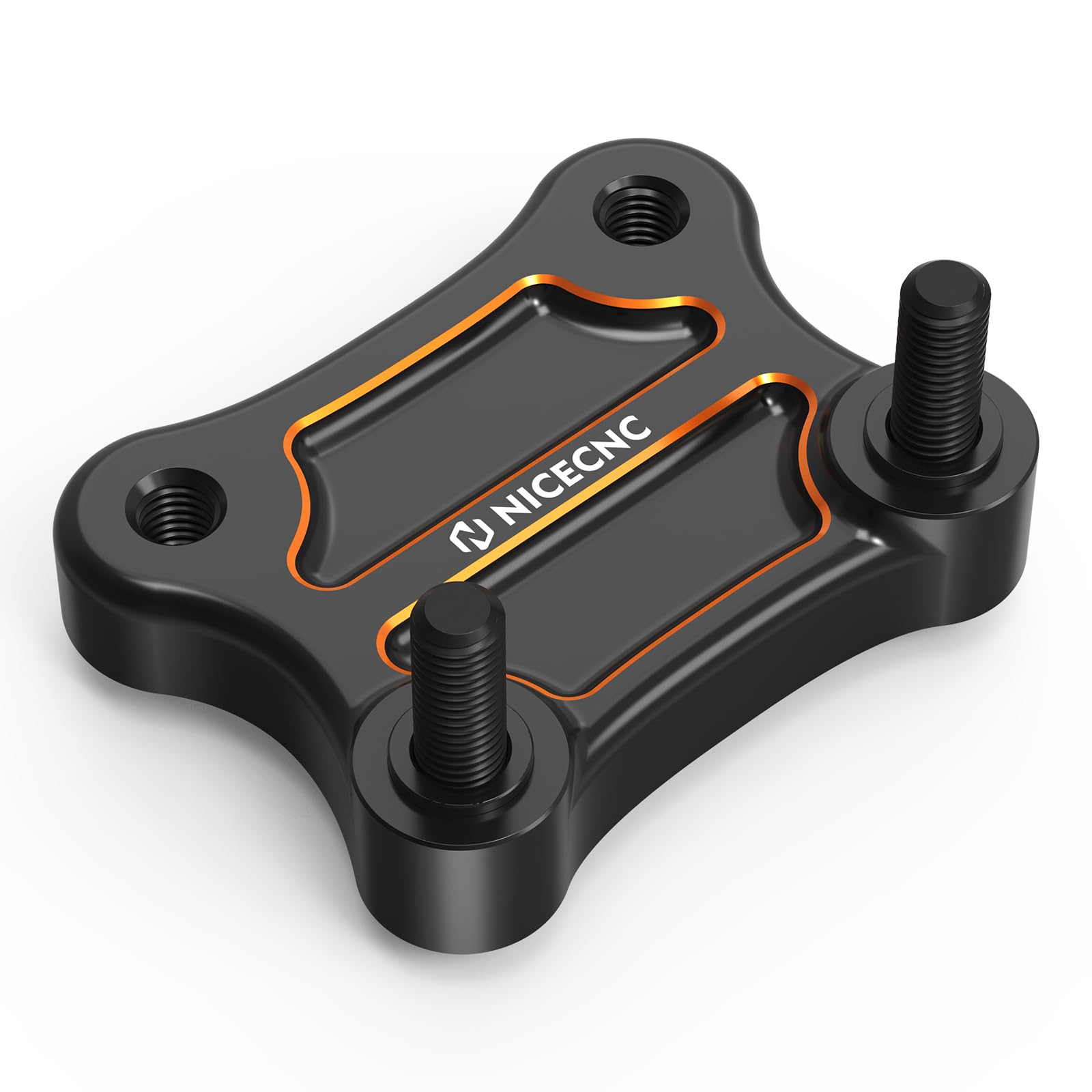 Amazon.com: NICECNC Orange Handlebar Riser Pull Back Plate