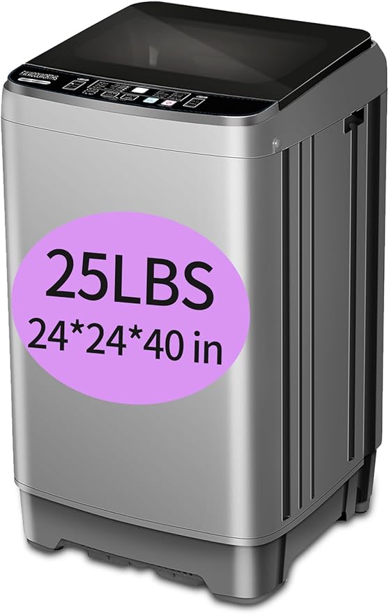 F.W.WOOLWORTHS 25 lbs Full Automatic Washing Machine Review: Big Capacity, Compact Design