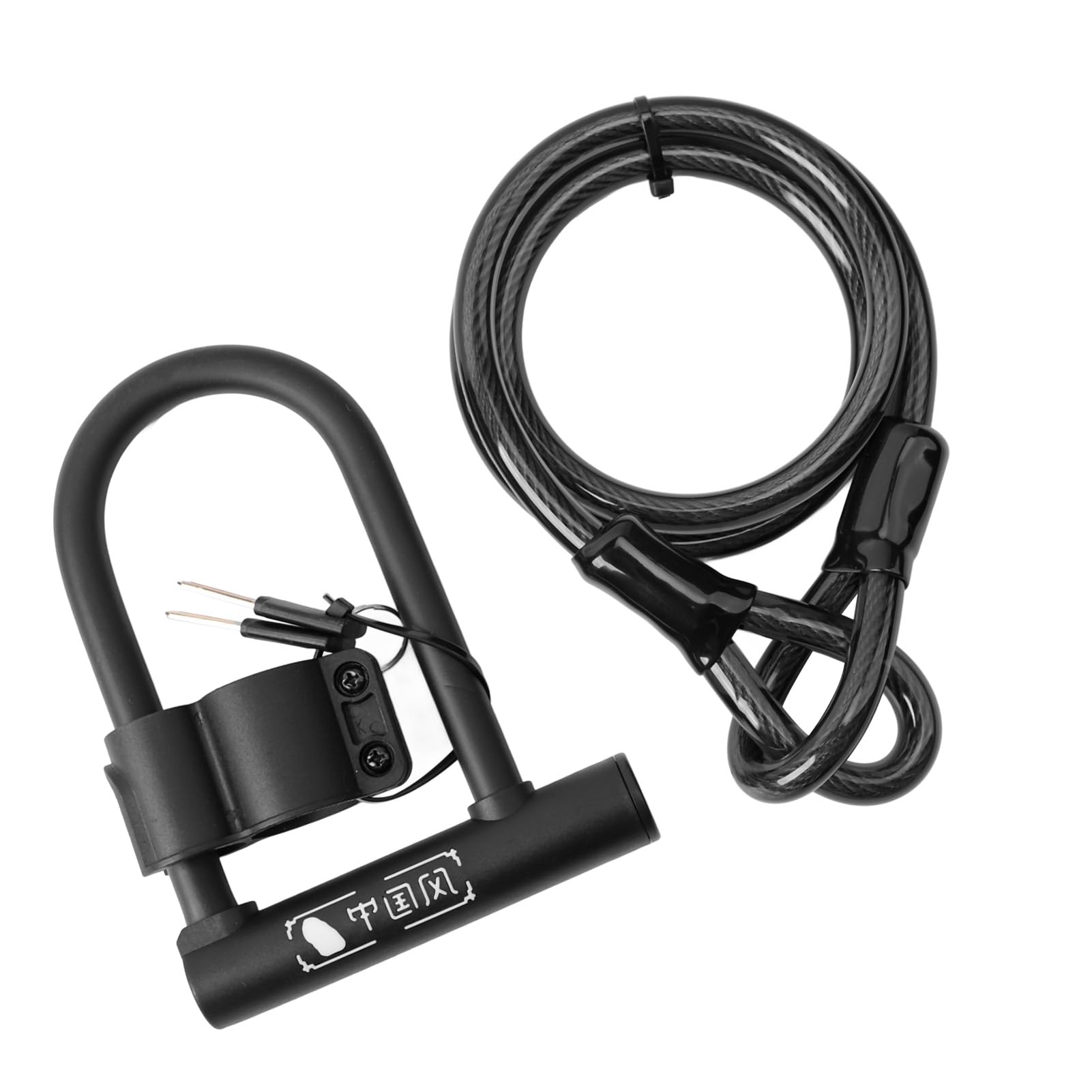 Lucchetto a U per bici, impermeabile, antiruggine, resistente, ad alta sicurezza, antifurto, a forma di U, per mountain bike