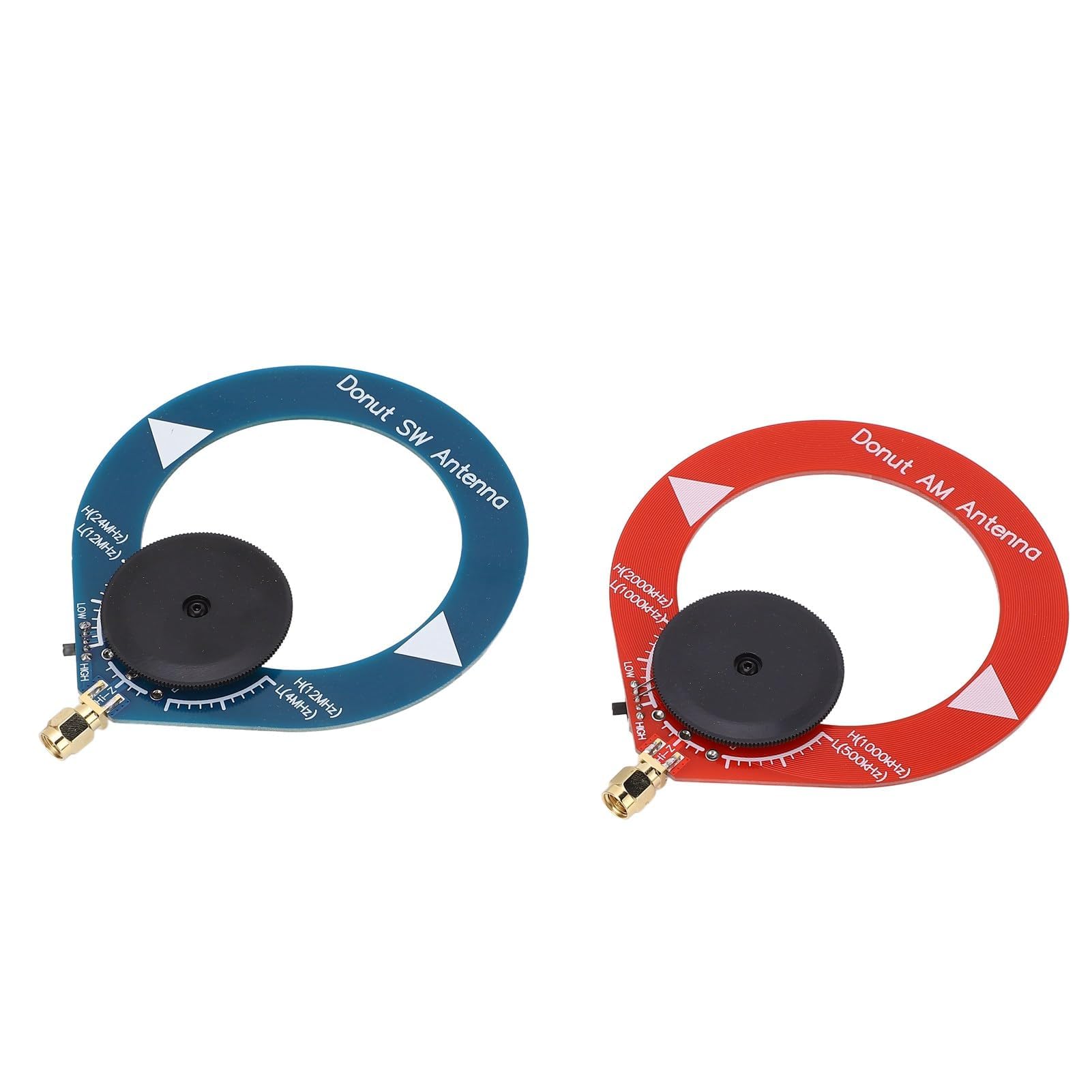 Antenne Donut AM, 2 Pièces Antenne Donut AM MW SW Antenne à Boucle Portable pour Radio à Ondes Courtes, Antennes Radio