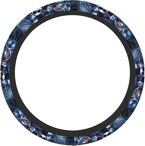 Miniatura 3 de Characters Sunglass - Funda para volante, universal de 15 pulgadas, fundas elásticas para volante de automóvil, accesorios novedosos para hombres,