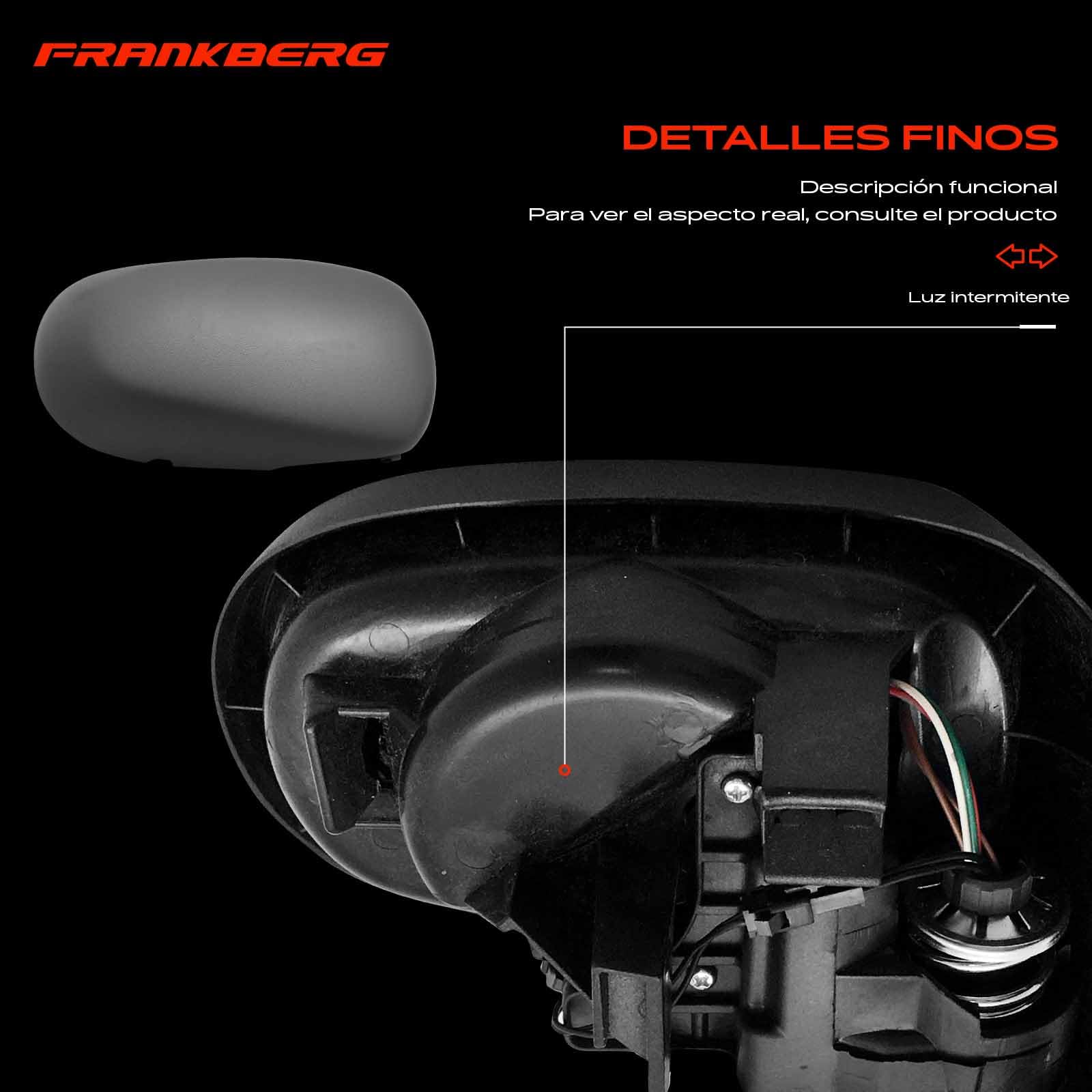 Frankberg Espejo exterior eléctrico derecho de 9 Polos 7701040255