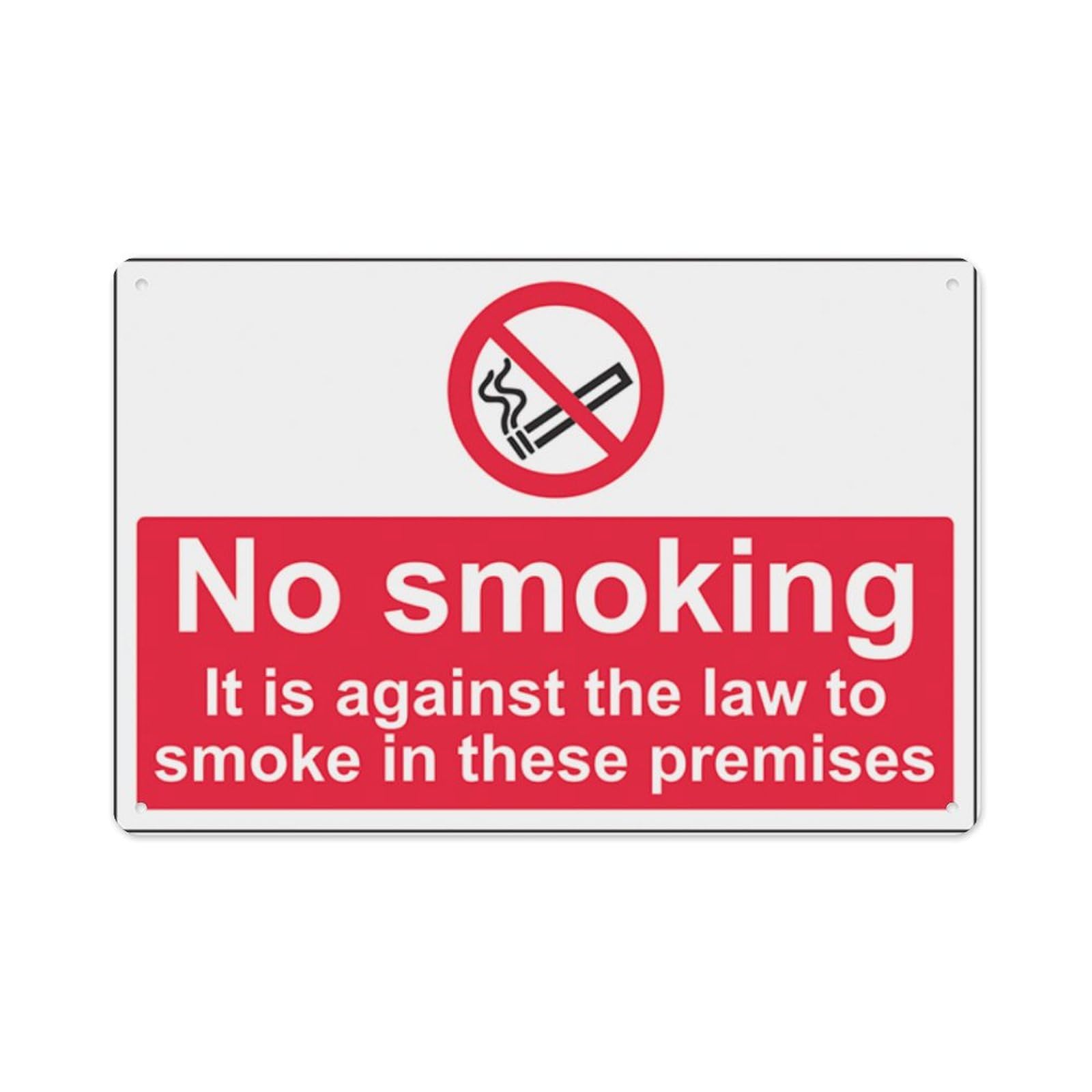 peiyeety Against The Law ToIn These Premises Aluminum Tin Warning Signs For Home Outdoor Garden 8X12 Inches