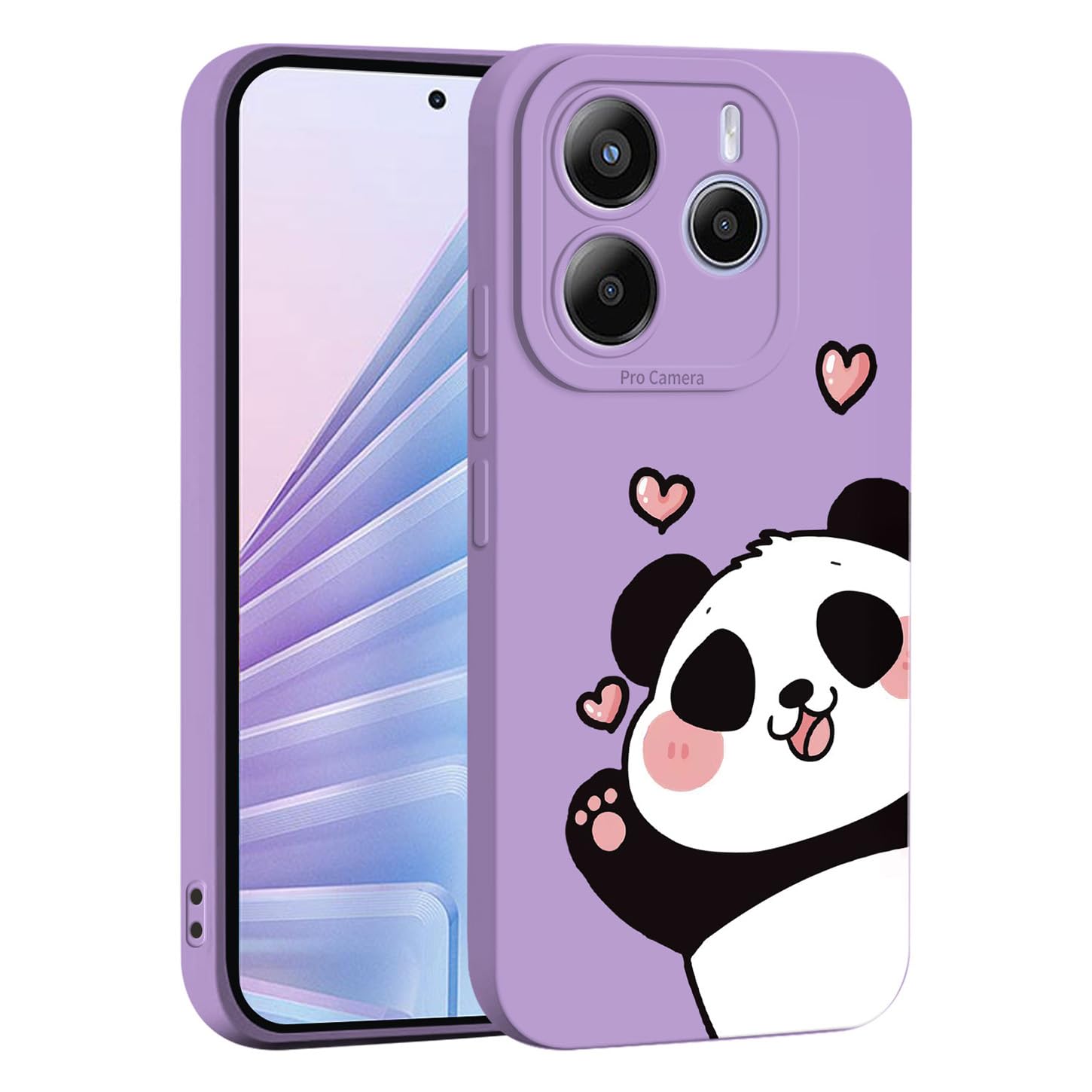 ILING Handyhülle Für Xiaomi Poco X3 Pro / X3 NFC - Blumen Design, Transparent, TPU Silikon - Stoßfest