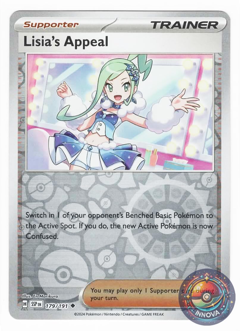 Amazon.com: Pokemon - Lisia's Appeal 179/191 – Surging Sparks