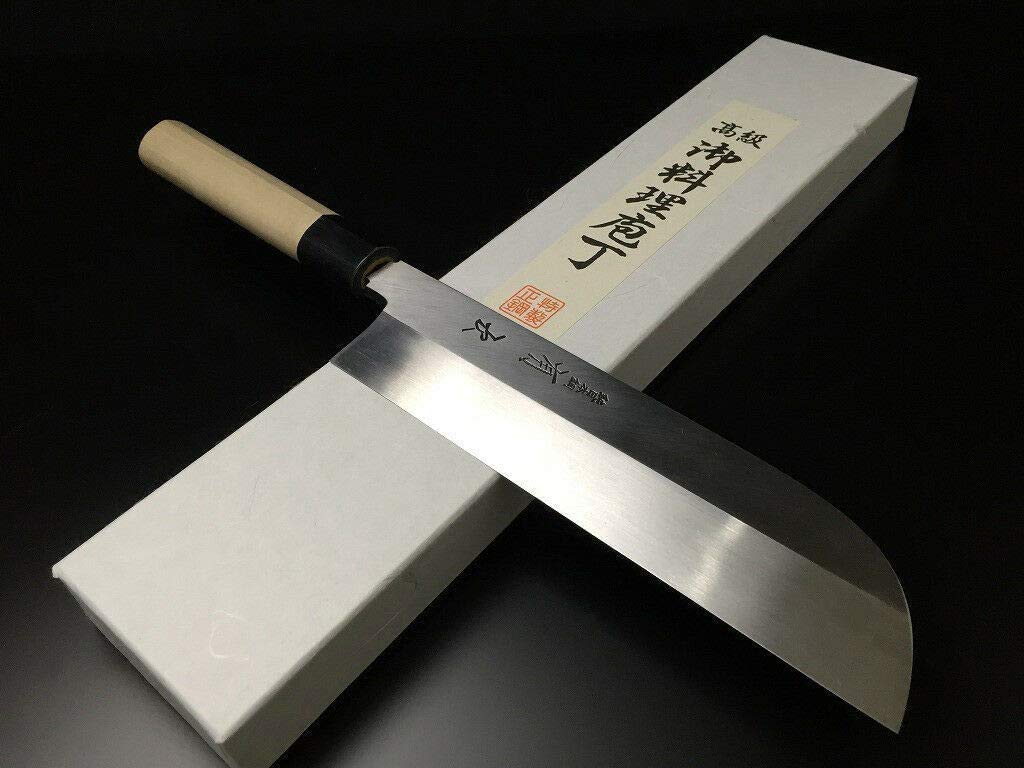 Amazon | 有次 包丁 本焼 鎌薄刃 240 mm 白鋼2 築地 ARITSUGU 柄 名