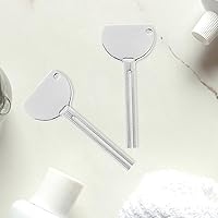 Vista 4 de Healifty Exprimidor de tubo de metal, paquete de 2, exprimidor de pasta de dientes rodante, exprimidor de llaves de tubo, herramienta exprimidora