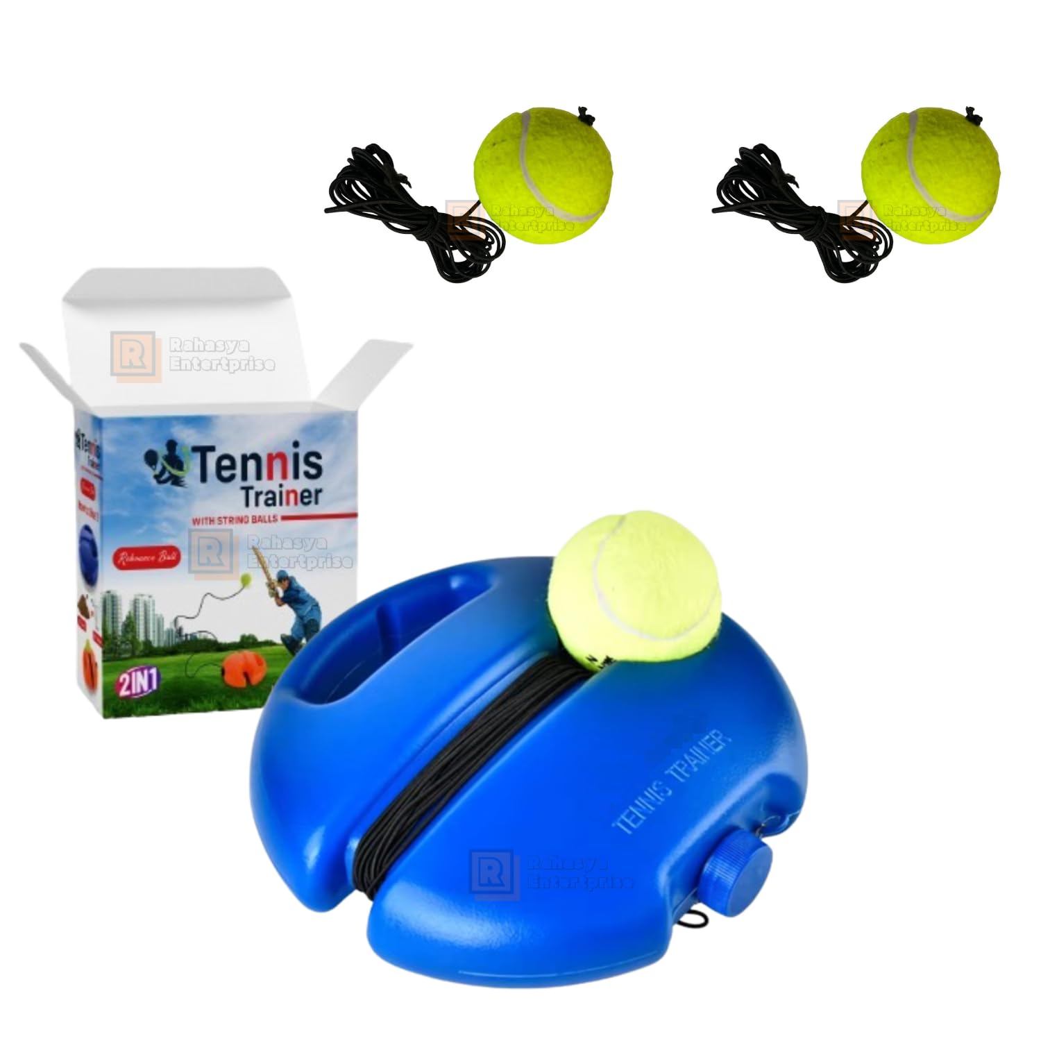 Rahasya Enterprise Self Tennis Practice Ball with String,Tennis Trainer Rebound Ball for Boys & Girls,Convenient Solo Tennis Training Gear Set (Solo Practice Ball 1 PCS + 2 PCS Ball with String) (B0D579TKZX) Amazon Price History, Amazon Price Tracker