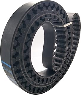 HTD 8M Synchronous Belt 696-8M, Width 15/20/25/30/40mm, Arc Tooth Belts, Length 696mm, Fiberglass Core, HTD8M Rubber Timing Belts, 87T (Length : 696-8M, Width : Width 20mm)