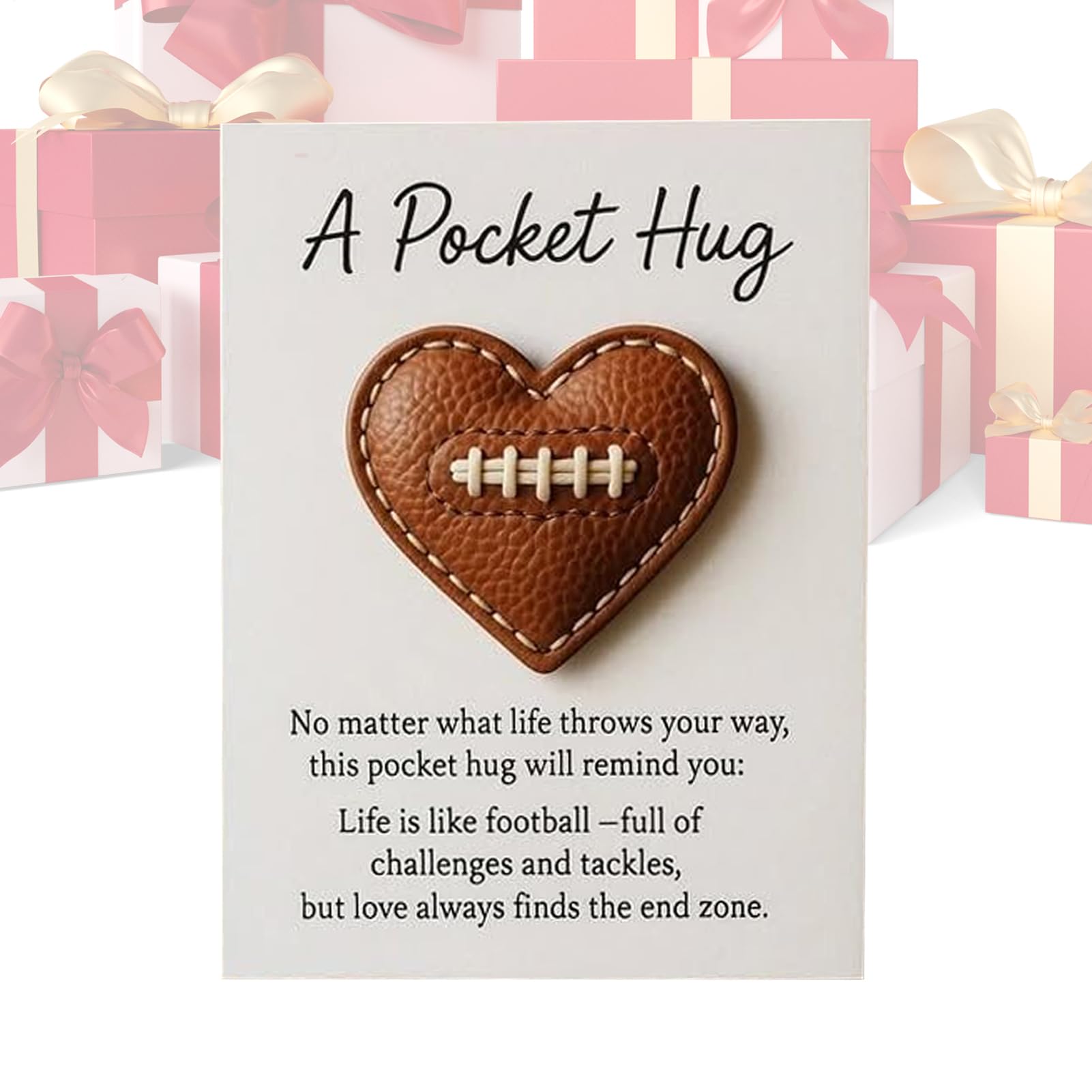 Générique de Poche - 14 cm x 3,1 Pouces | Coeur de de Poche | | pour Thanksgiving, la fête des mères, Les Amis, Câl Grands-Parents, Les Filles, la Saint-Valentin, Un Anniversaire