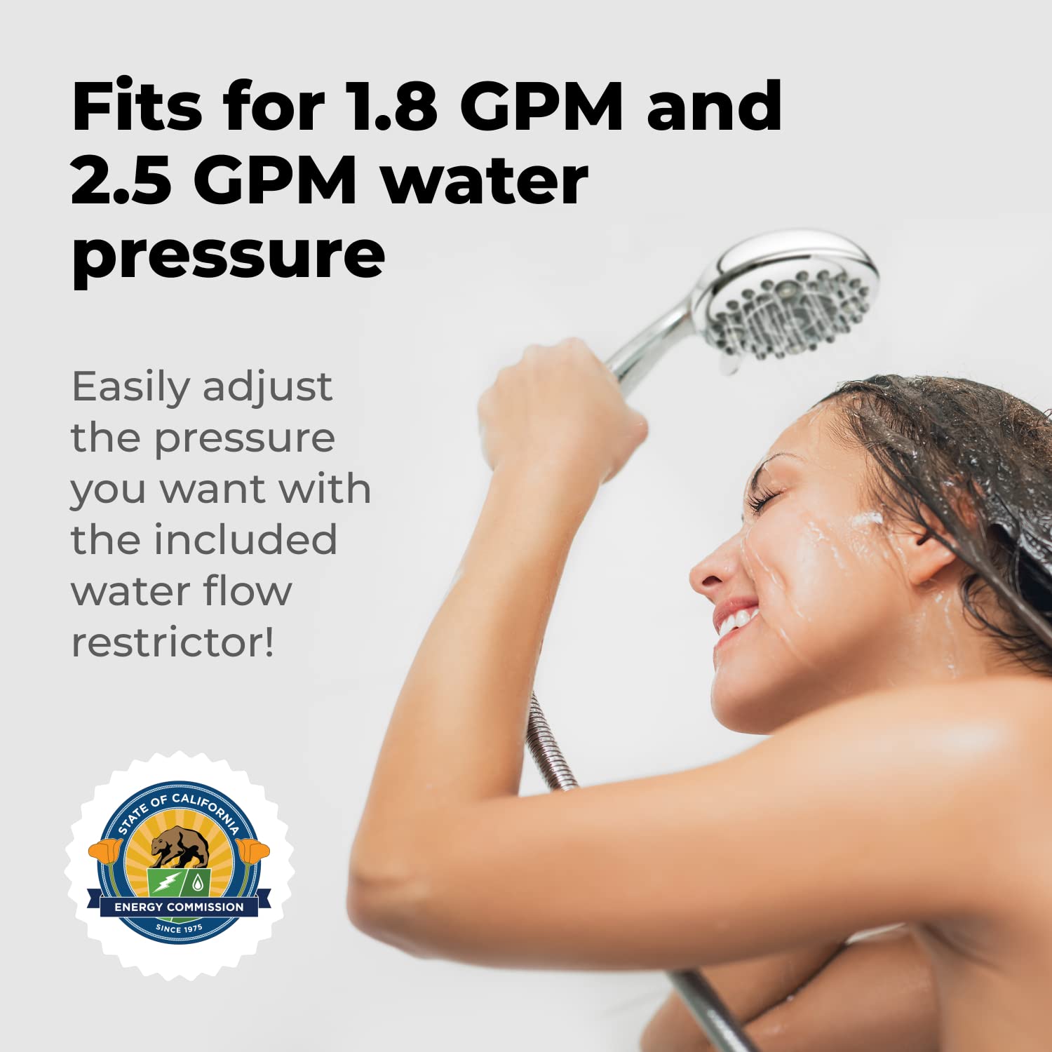 Buy LOKBY HighPressure Handheld Shower Head 6Setting 5 Inch