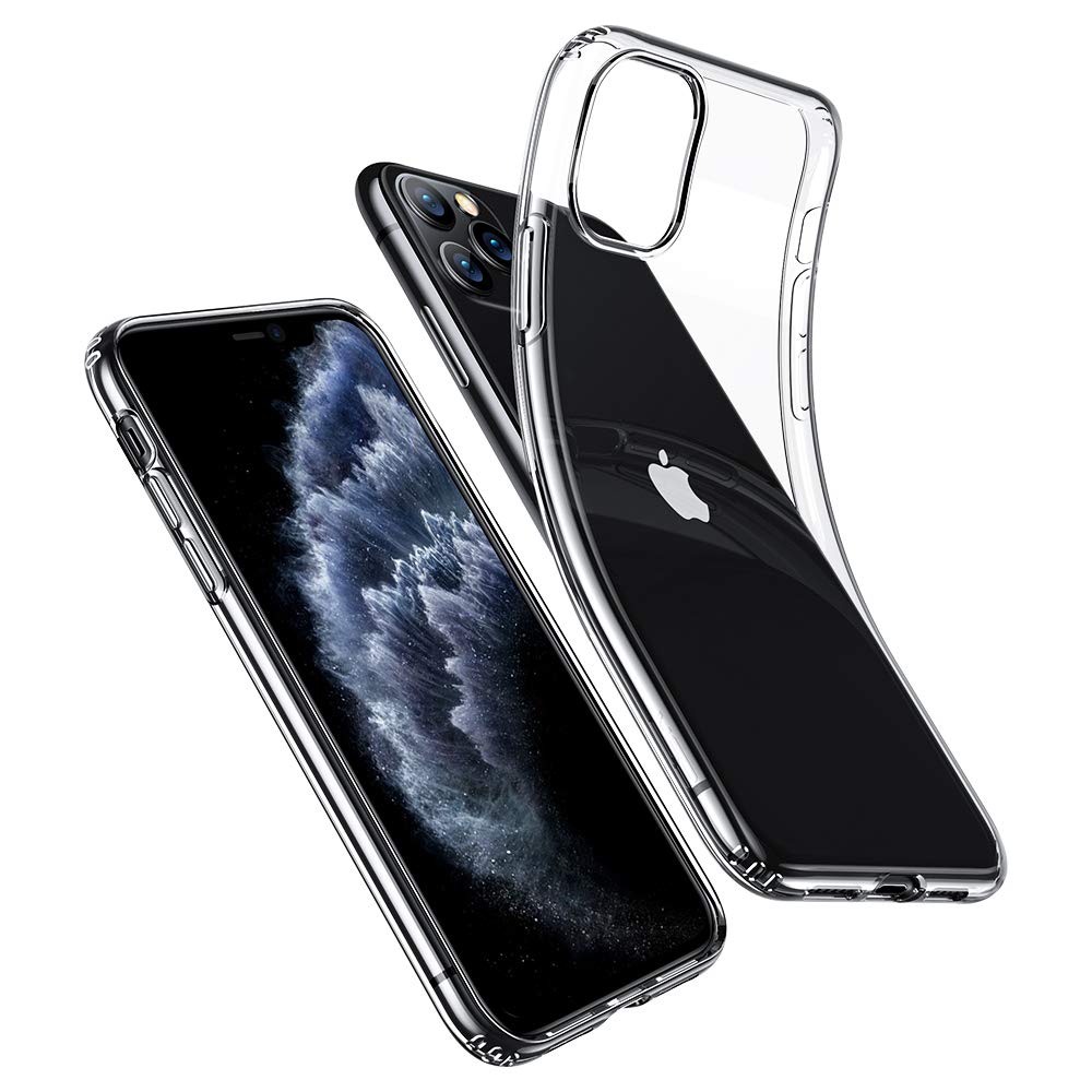 ESR Essential Zero Designed for iPhone 11 Pro Max Case, Slim Clear Soft TPU, Flexible Silicone Cover for iPhone 11 Pro Max, Clear