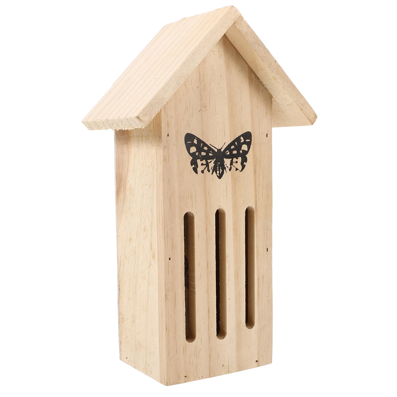 Schmetterlingshaus aus Naturholz zum Aufhängen Wetterfester Schmetterlingsunterstand für Garten Geschütztes Futterhaus für Schmetterlinge Langlebige Gartendekoration