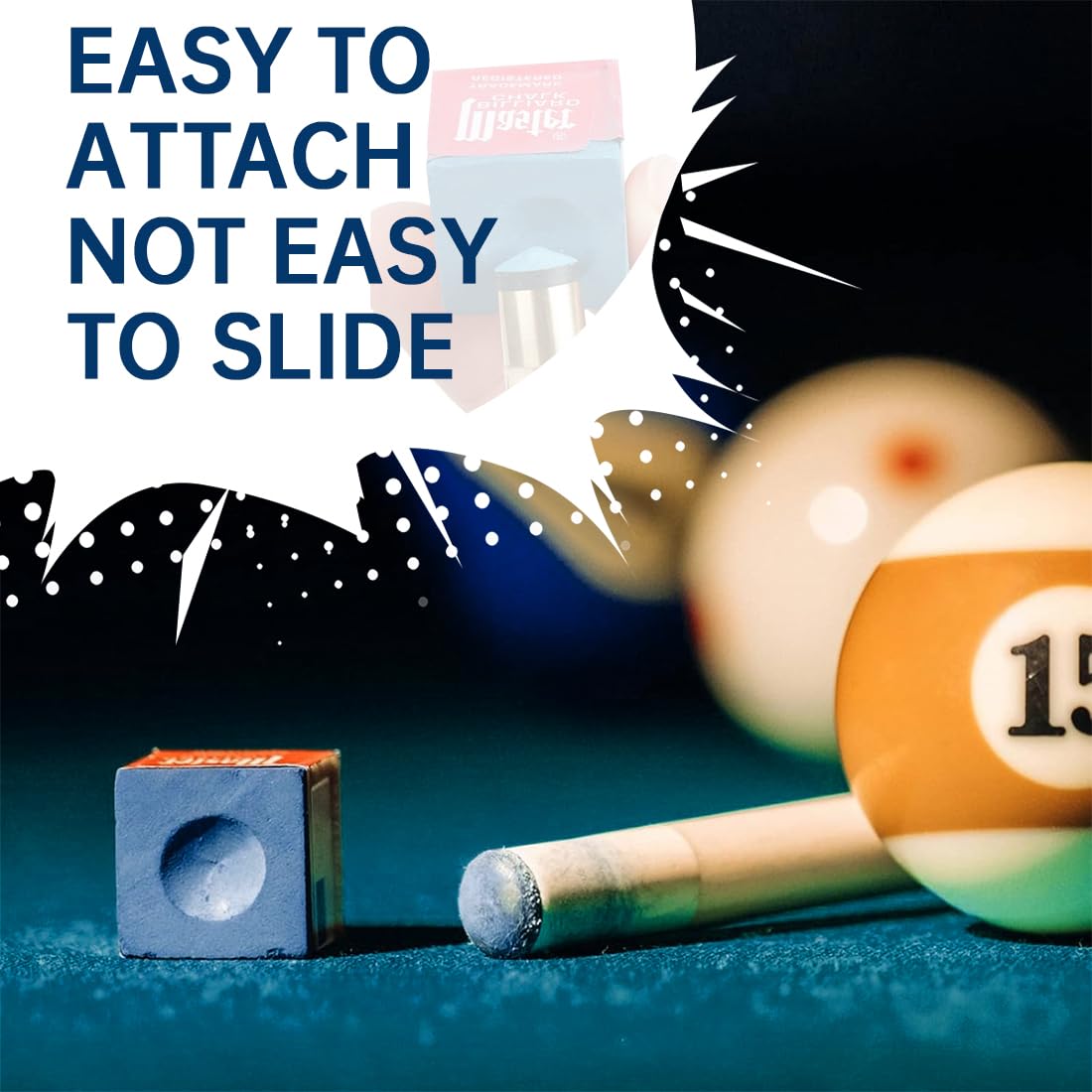 6 pezzi Gessetti Biliardo,Gesso da Biliardo,Standard Gessetto Biliardo,Gessetti per Stecche da Biliardo,Gessi Biliardo,Gessetto da Biliardo,Pool Cue Cubes