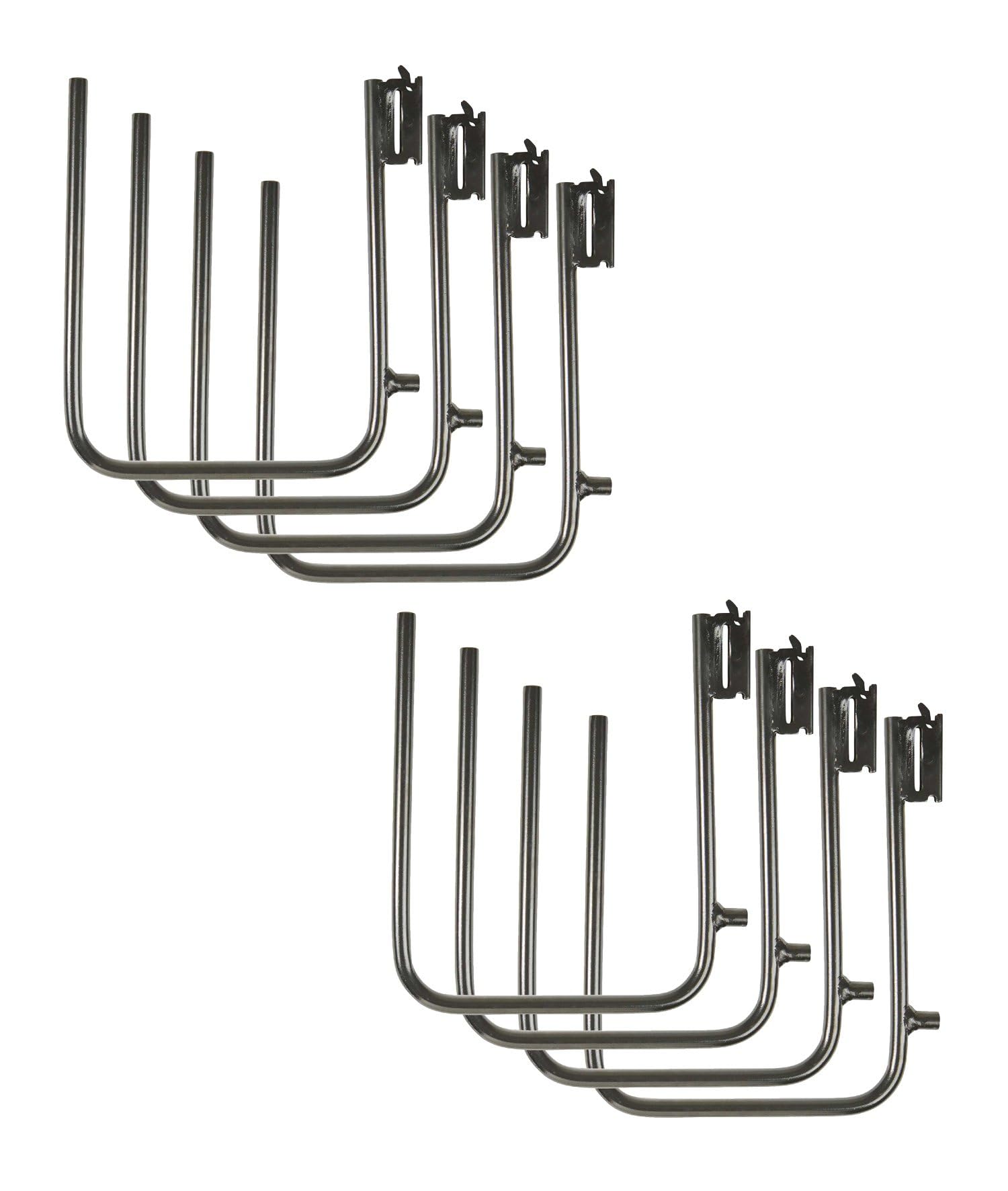 Mytee Products (8 Pack E-Track Square Bracket, Tie-Down Accessories w/E Track Spring Fitting, 9