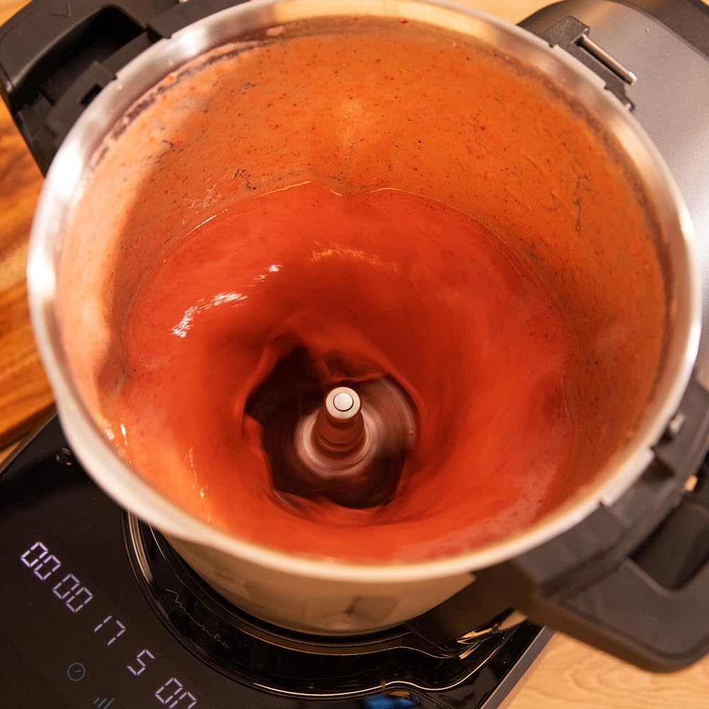 Cecotec Robot da Cucina Multifunzione Mambo 11090. 1600W, 37 Funzioni, APP, Bilancia e Brocca da 3,3 Litri in Acciaio Inox Adatto per Lavastoviglie, Ricettario e Accessori