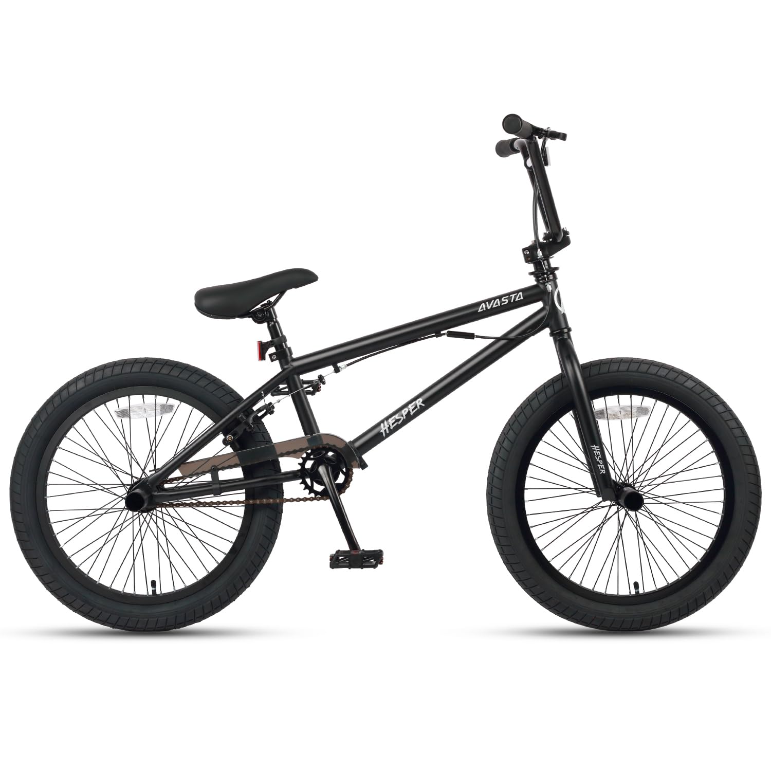 AVASTA Bicicleta infantil BMX Freestyle BCG3009YS20bk,20 pulgadas (50,8 cm)