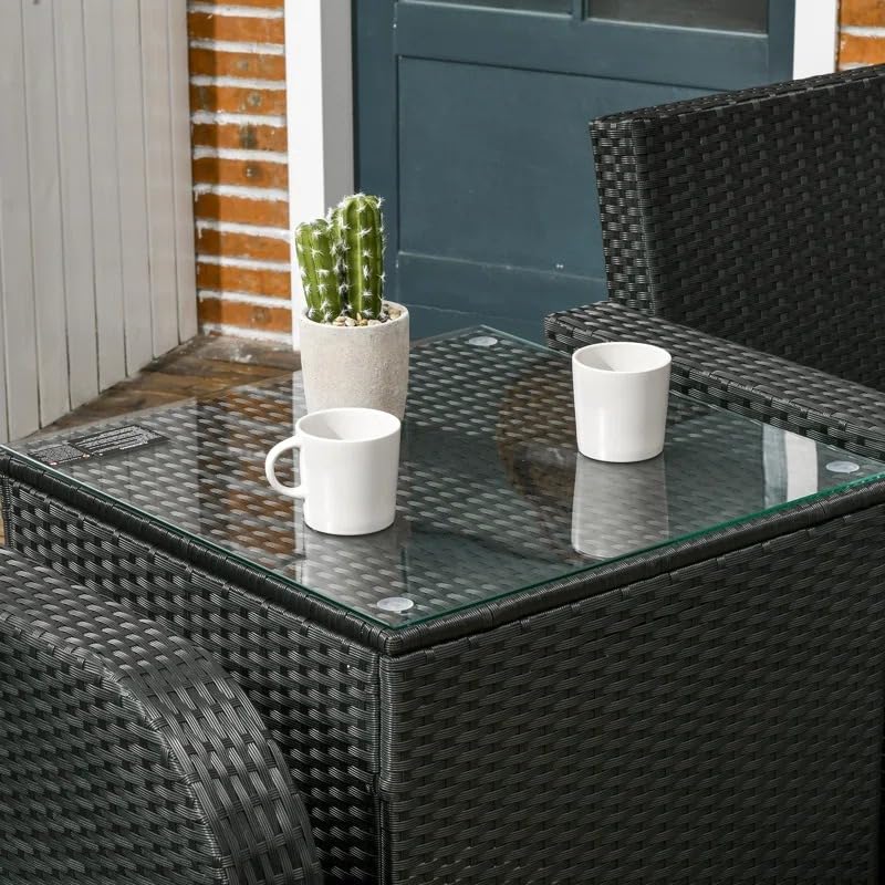 Image of 6 SeaterOutdoor /Patio /Garden /Pool Side /Terrace /Balcony /Porch /Backyard /Living Room /Cane Furniture Sofa Set Wicker Sectional Sofa All-Weather Rattan Conversation Sets(Off White)