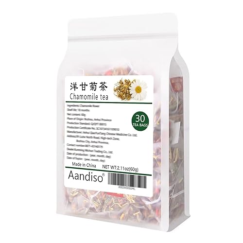 Miniatura 7 de Chamomile Flowers Chamomile Tea Bags Chamomile Herbal Tea Chamomile Flower 2.11 oz  60g (2g × 30 Tea Bags)