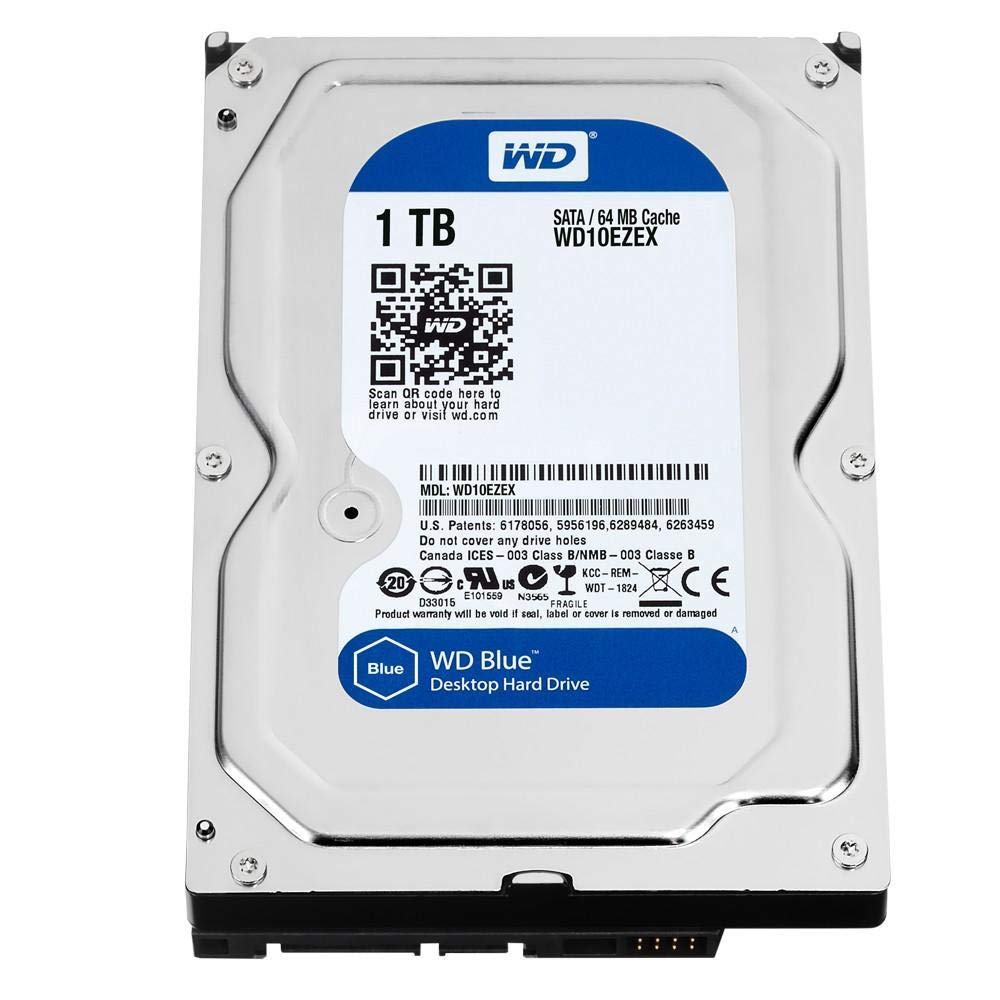 Hd 1 Tb Western Digital Sata Iii 7200 Rpm Wd10eurx 64mb | Amazon