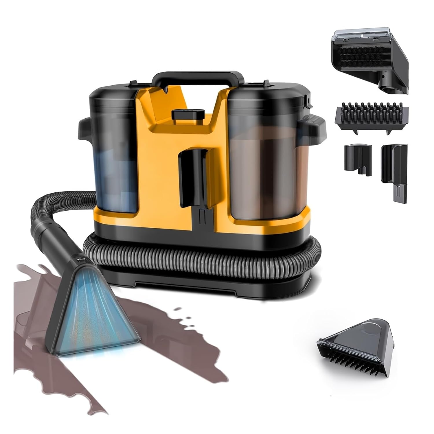 Portable Carpet Upholstery Spot Cleaner Machine 32KPA Power Suction with Versatile Tools for Pets Area Rugs And Couches