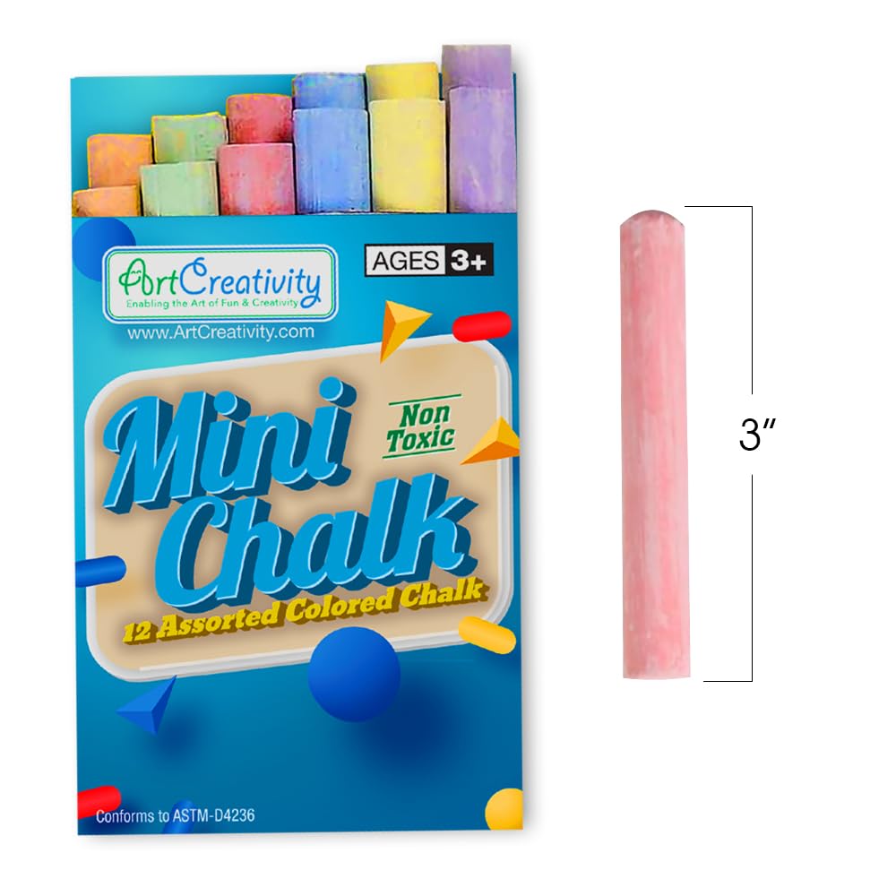 Amazon.com: ArtCreativity 288 Count Mini Chalk Sets for Kids (24