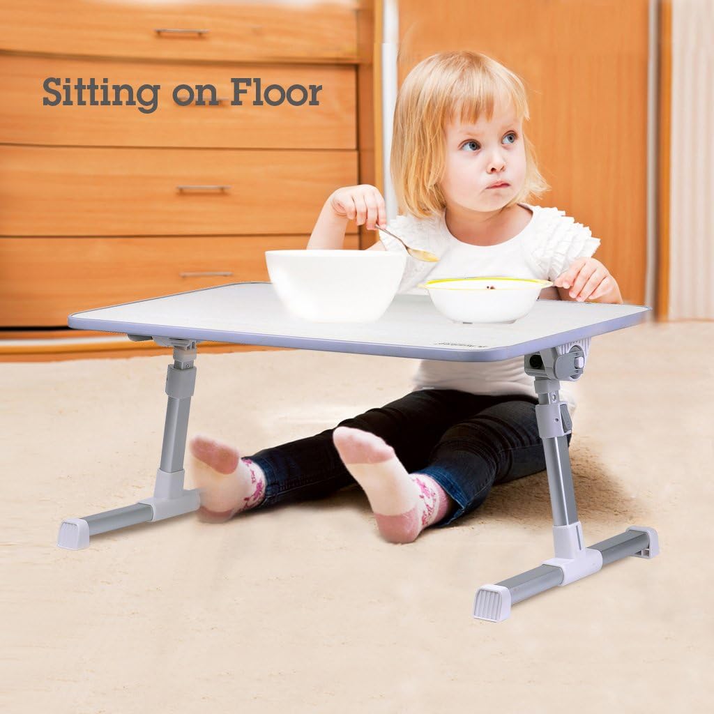 🔥 Cashback up to 70% Neetto Height Adjustable Laptop Bed Table, Portable Lap Desk with Foldable Legs, Breakfast Tray for Eating, Notebook Computer Stand for Reading Writing on Bed Couch Sofa Floor - Honeydew Featured Product Neetto Height Adjustable Laptop Bed Table, Portable Lap Desk with Foldable Legs, Breakfast Tray for Eating, Notebook Computer Stand for Reading Writing on Bed Couch Sofa Floor - Honeydew