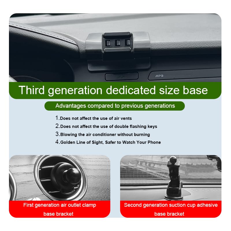 Car Phone Holder for Hyundai Sonata Auto Accessories [Only for 2015-2017 Sonata] [Auto Lock Hands Free Cell Phone Mount Car fits for iPhone & All Smartphones]