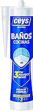 Ceys M128790 - Silicona sellaceys cocina - baño 280ml-transparente