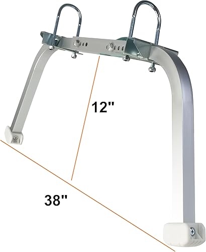 Miniatura 6 de Estabilizador de escalera, accesorio estabilizador de escalera extendido para canaleta de techo y pared, escalera, separador de aluminio para