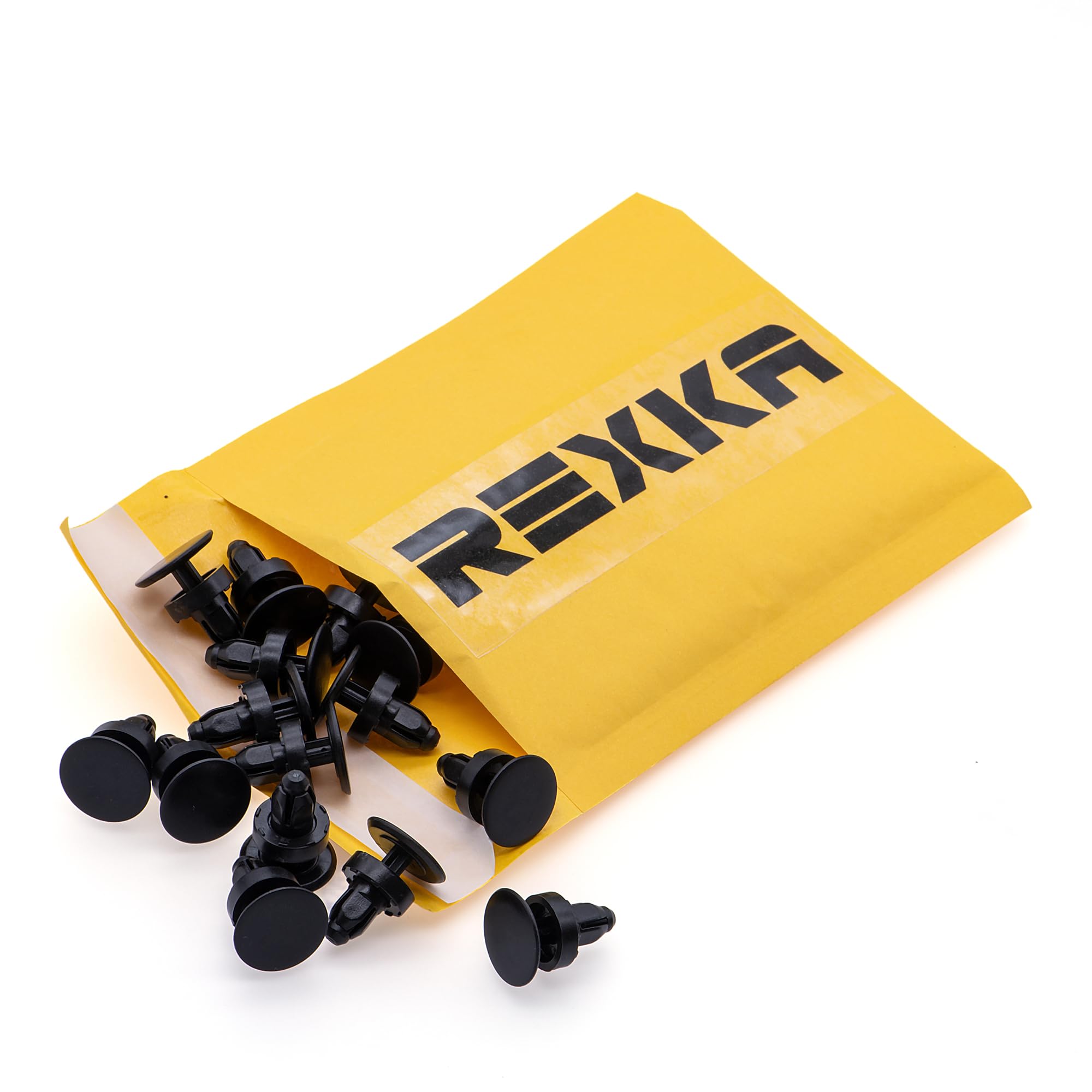 Citall Black 10pcs Nylon Fender Cowl Panel Push-type Retainer Rivet Clips For Ho - Foto 4