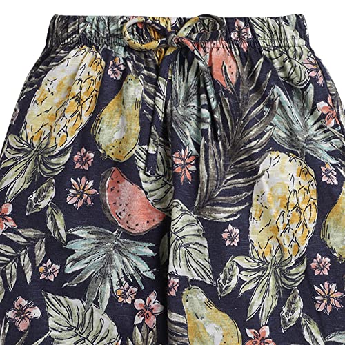 Image of Hopscotch Girls Cotton All-Over Print Top and Pant Set in Multi Colour