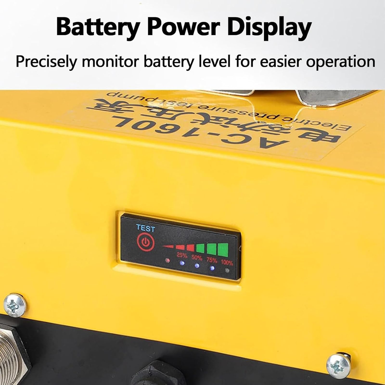 9-25 kg Regulowana elektryczna pompa do testów hydrostatycznych 20kg-Plug-inmodel