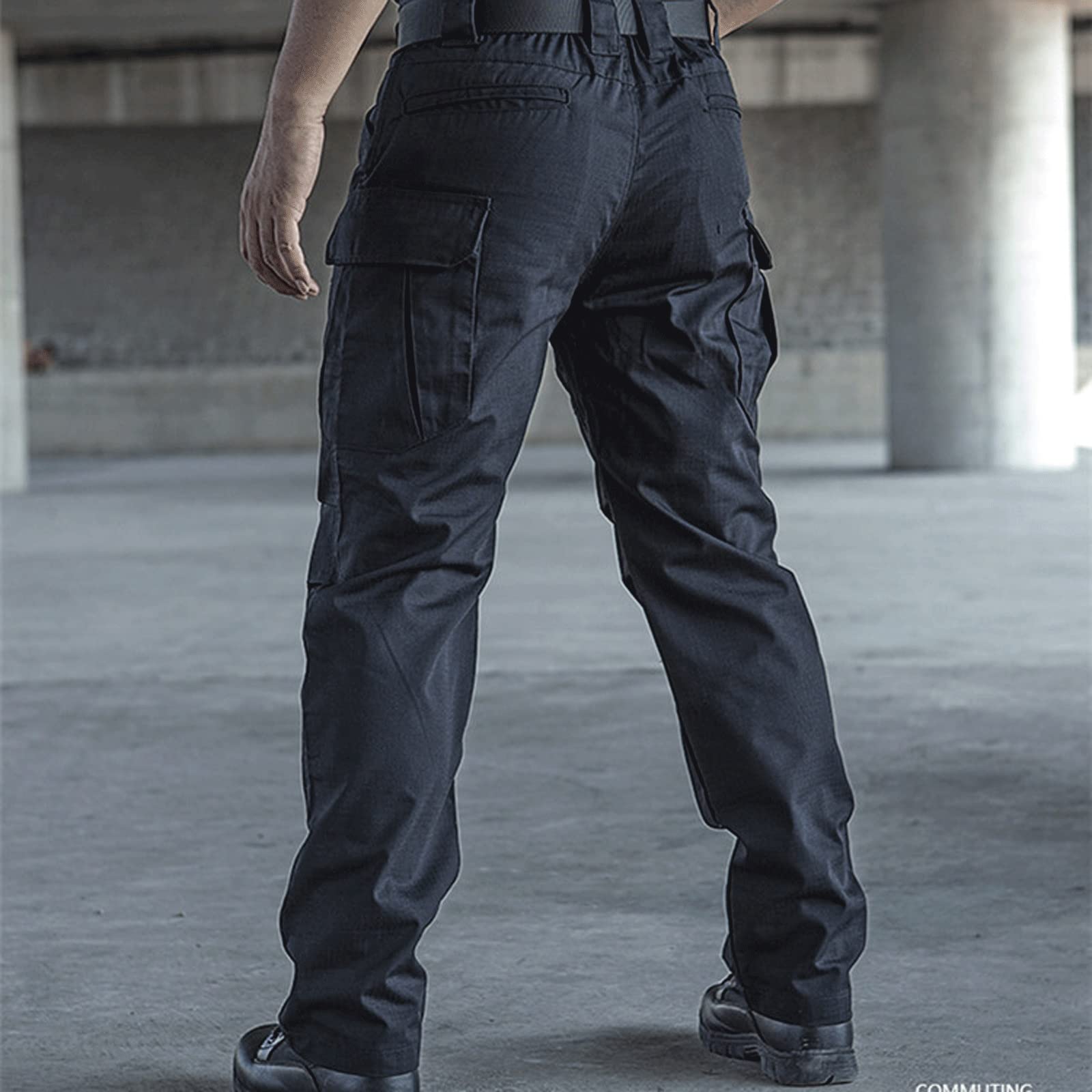 JWL Impermeable Entrenamiento Militar Pantalones Tácticos Hombre Aventura Al Aire Libre Pantalones De Senderismo Hombre Ropa De Calle Casual Muchos Bolsillos Pantalones Cargo | ES