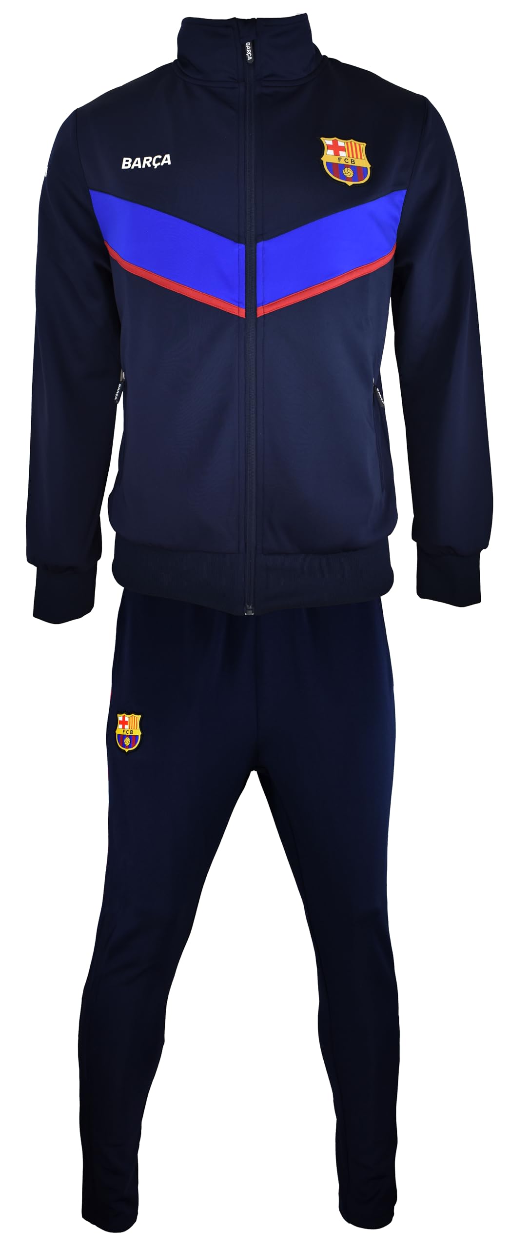 Barcelona Unisex Blaugrana Fc Barça Iconic Licensed Tracksuit - Adult Small