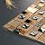 Simple Tile - 5 Sheets Glass and Stone Mosaic Tile for Kitchen Backsplash, Bathroom Shower Wall, Etc, "Mini Teseo Collection", Mixed Squares, 12"X12"X5/16" (Set of 5 Sheets, GM 8306 - Pyramid)
