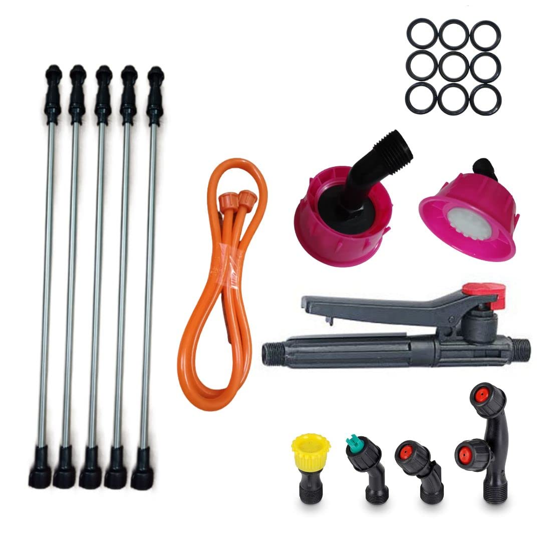 JD AGRO Agriculture Sprayer Pump 5 Lance With 5 Above Nozzles With Lance Kit Pack of 1 (B0BT1VW58V) Amazon Price History, Amazon Price Tracker