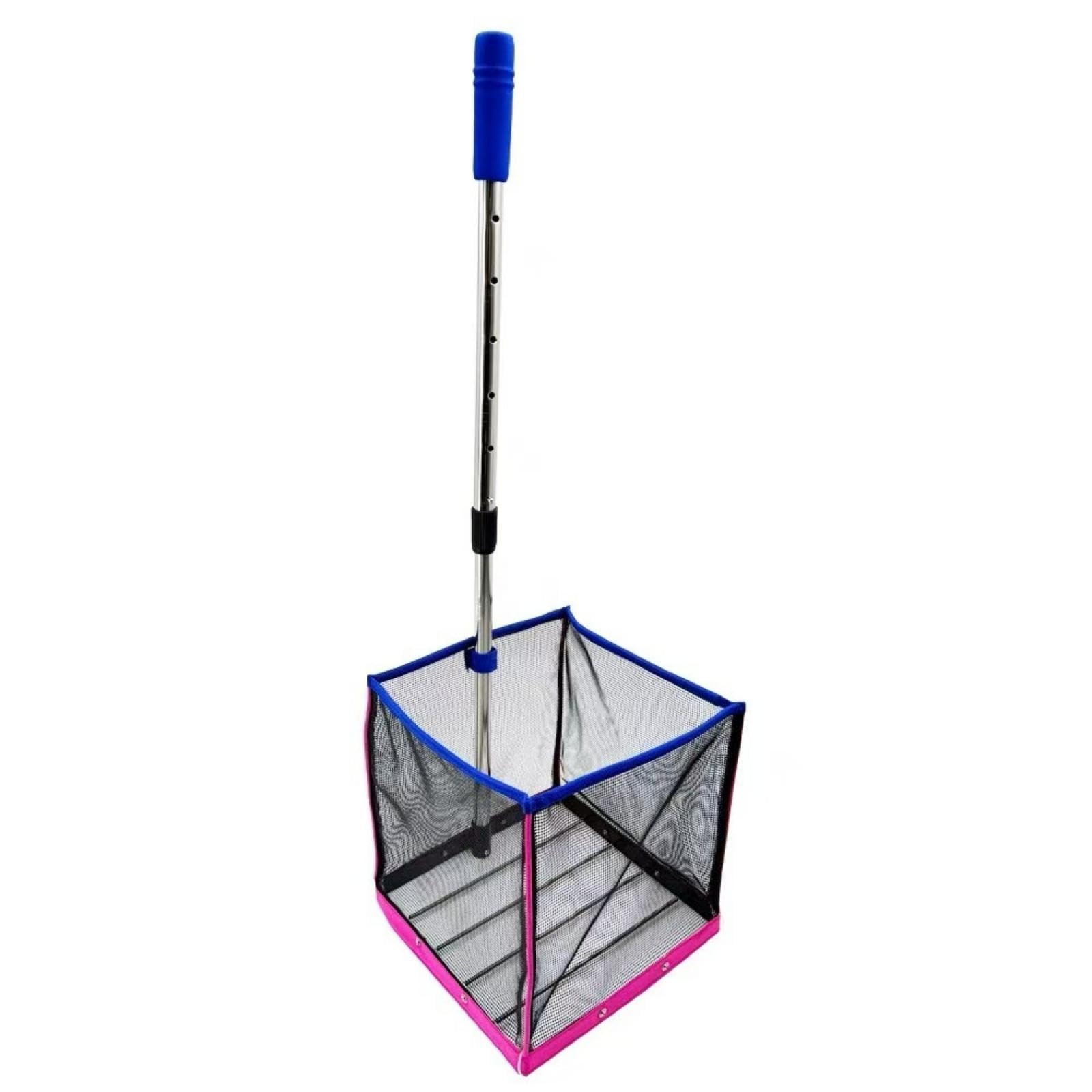 Pickleball Ball Basket Mesh Pickleball Basket with Handle Adjustable Basket with Telescopic Handle for Coaches, Training Training Exercises-image-18