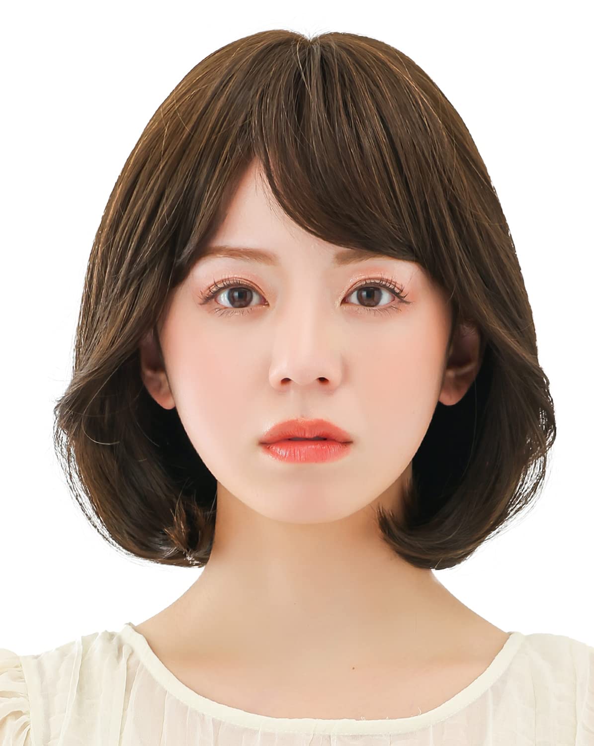[AQUADOLL(アクアドール)] ウィッグ ボブ 医療用 フルウィッグ レディース かつら 女性 フリーサイズ BRN.ブラウン pw121BRN