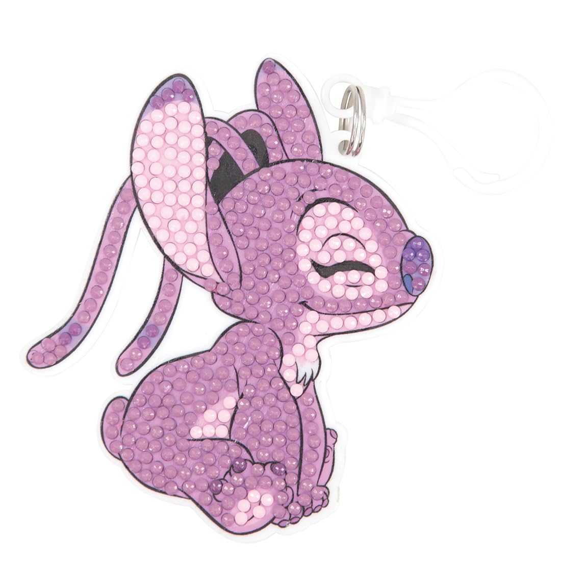 CRYSTAL ART - Charm Kit for Diamond Backpack - Gift Idea Creative Toys for Girl and Child - Craft Activity - Disney Lilo and Stitch - Angel