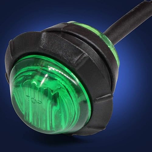 Miniatura 5 de Luces LED redondas, 20 luces LED Ourbest de 34 pulgadas, luz de marcador lateral delantera y trasera, luces con ojales para camioneta todoterreno,