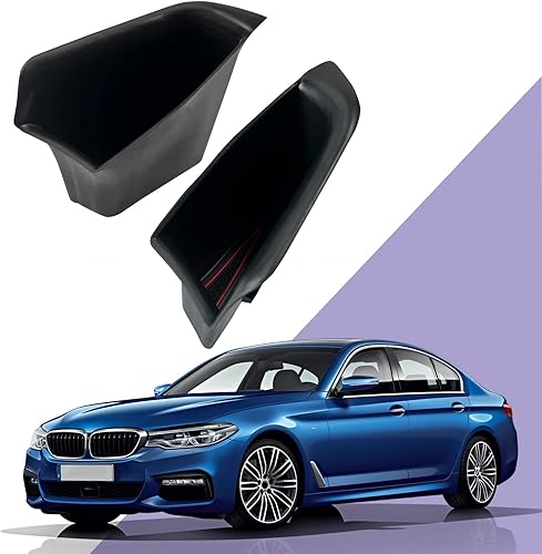 ZCLINKO BMW Serie 5 G30 2017-2022 caja de almacenamiento lateral de puerta delantera 5S G30 organizador de consola central 2022 BMW 5S G30