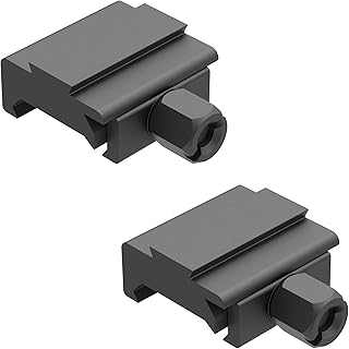 20mm Picatinny to 11mm Dovetail Convert Mount, Picatinny to Dovetail Rail Adapter, Low Profile Riser Rail Mount (1.18" Length-2pcs) - TPO