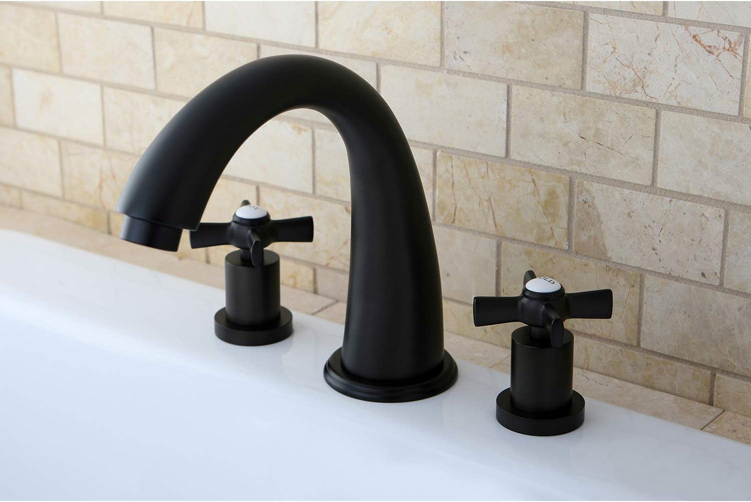 KINGSTON BRASS KS2365ZX Millennium Roman Tub Filler, Oil Rubbed Bronze