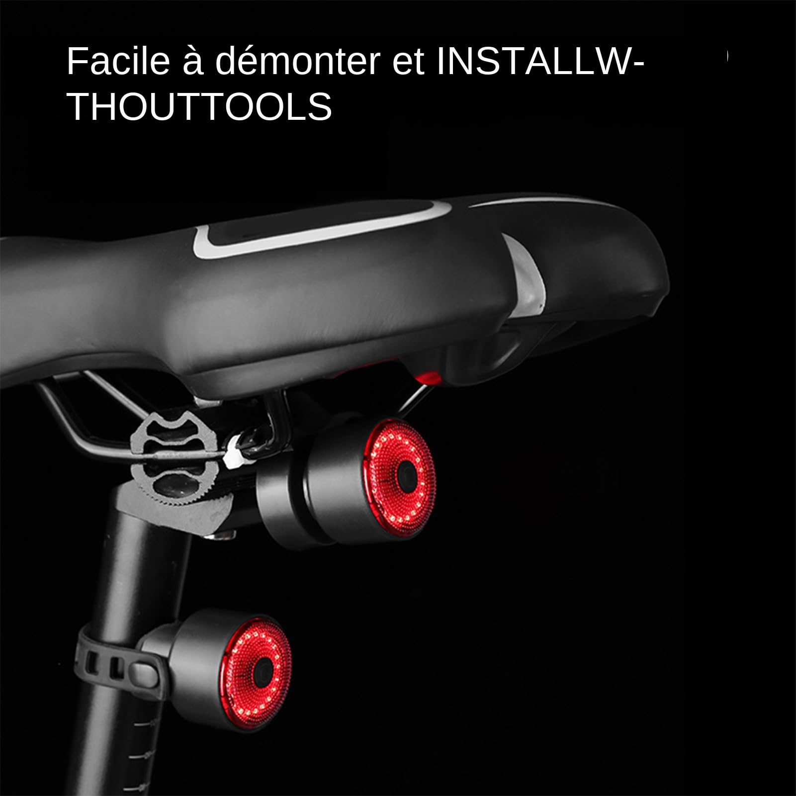 Luce posteriore bici Luce di sicurezza ricaricabile | Luce posteriore bici da strada e mountain bike Per adulti, ragazzi, ragazze, attività all'aperto