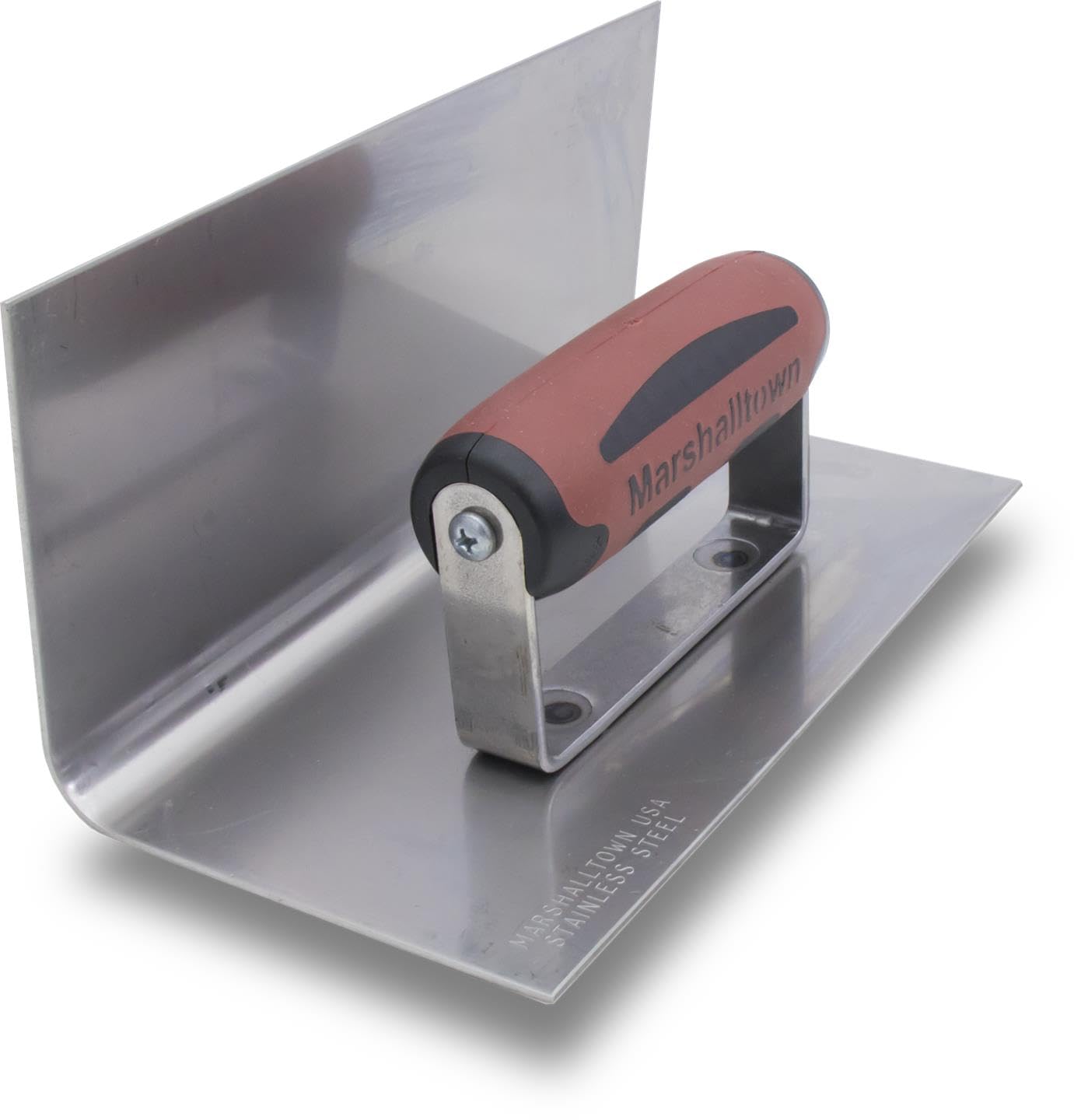 MARSHALLTOWN The Premier Line 177SSD 8-Inch by 4-Inch by 4-Inch DuraSoft Handle 82 Degree Stainless Steel Inside Step Tool