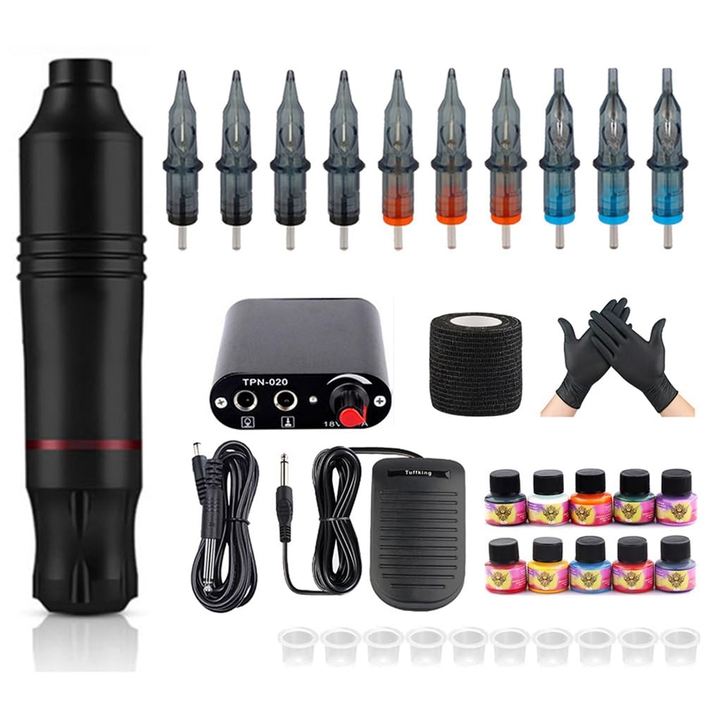 Amazon | 電動タトゥーマシン｜タトゥー用品｜タトゥーマシンセット 